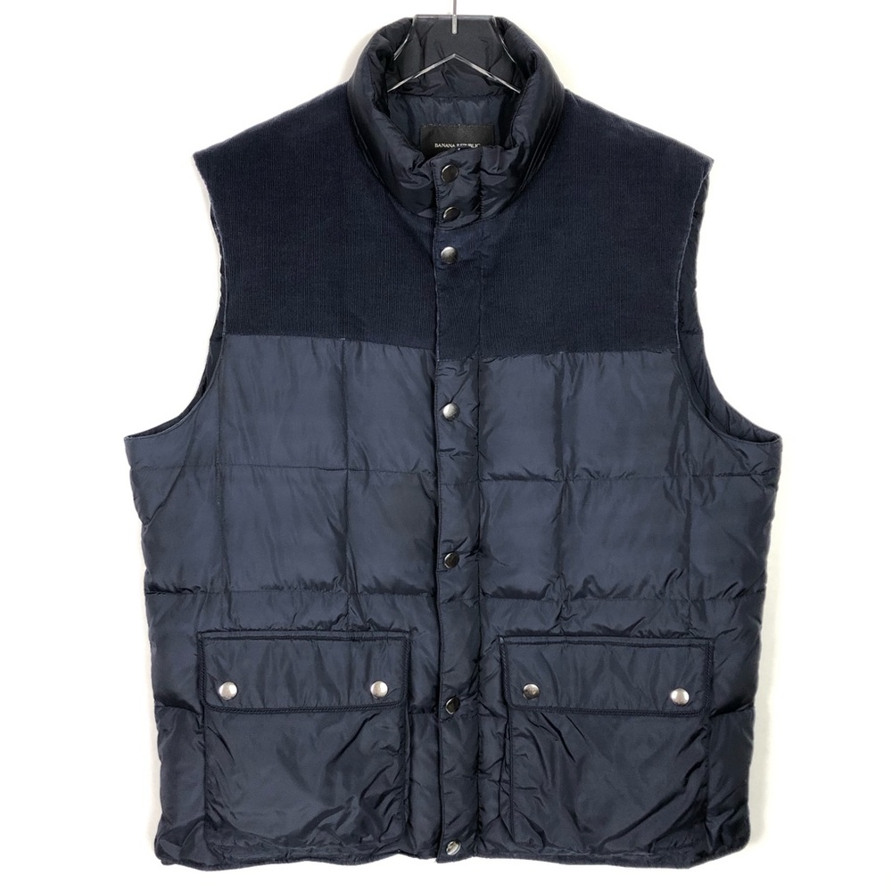 Banana Republic Corduroy & Nylon Down Filled Vest
